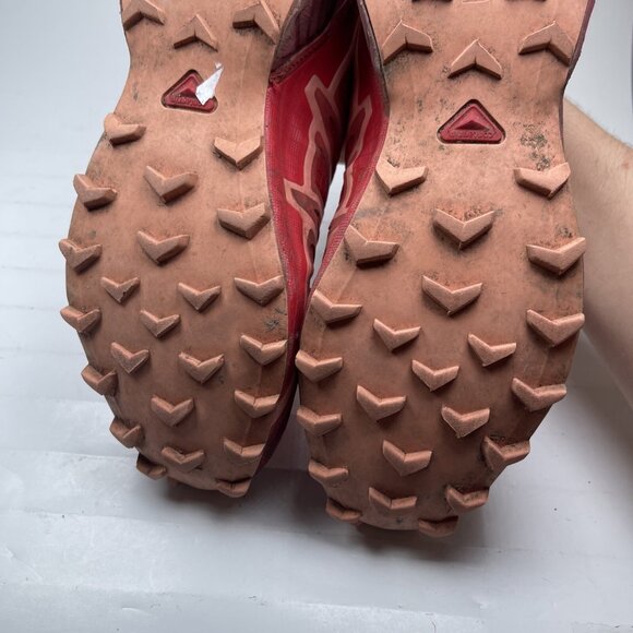 Salomon Speedcross 4 Red/Pink Trail Running Shoe Women US 9 (No Insole, read) - Picture 10 of 16